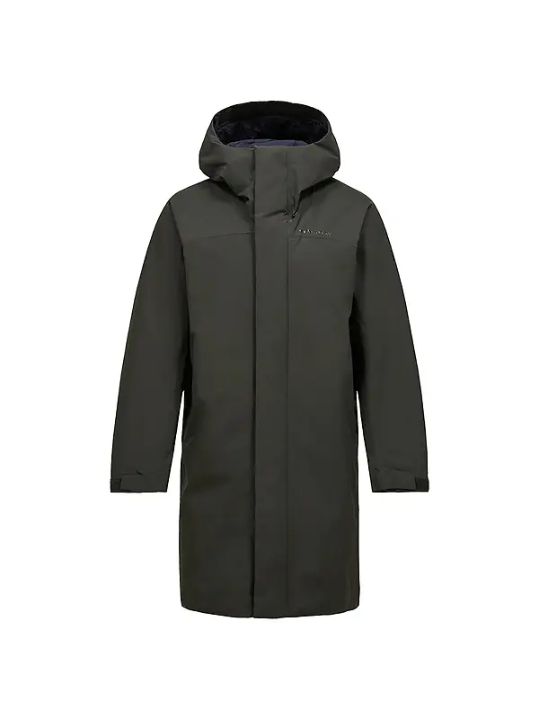Peak Performance Men's Treeline HIPE® 2L Insulated Shell Parka - Olive Extreme Image 1