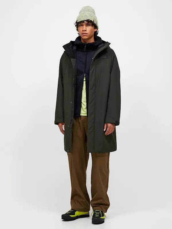 Peak Performance Men's Treeline HIPE® 2L Insulated Shell Parka - Olive Extreme Image 3