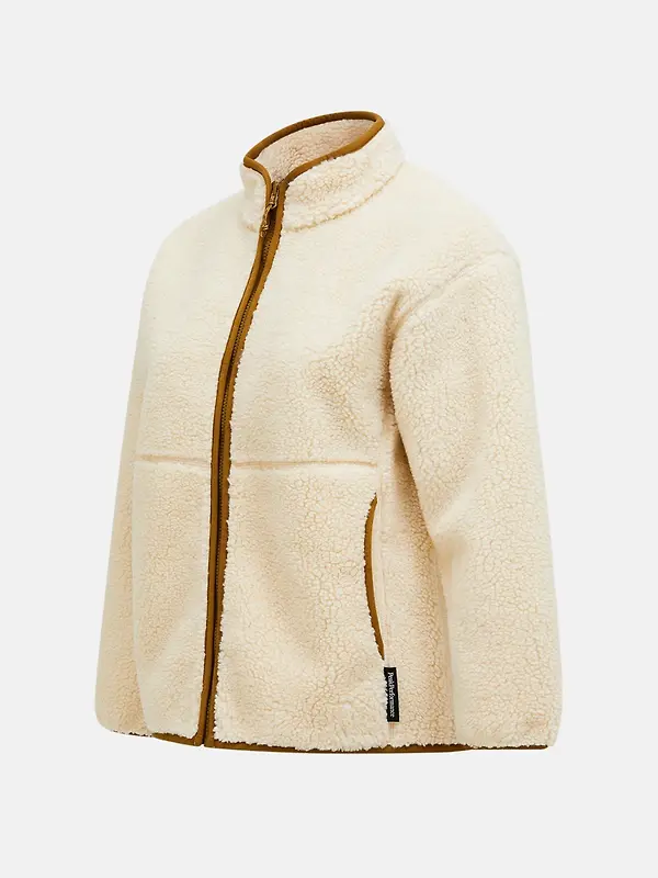 Peak Performance Women's Solid Pile Jacket - Sand Fog Image 5