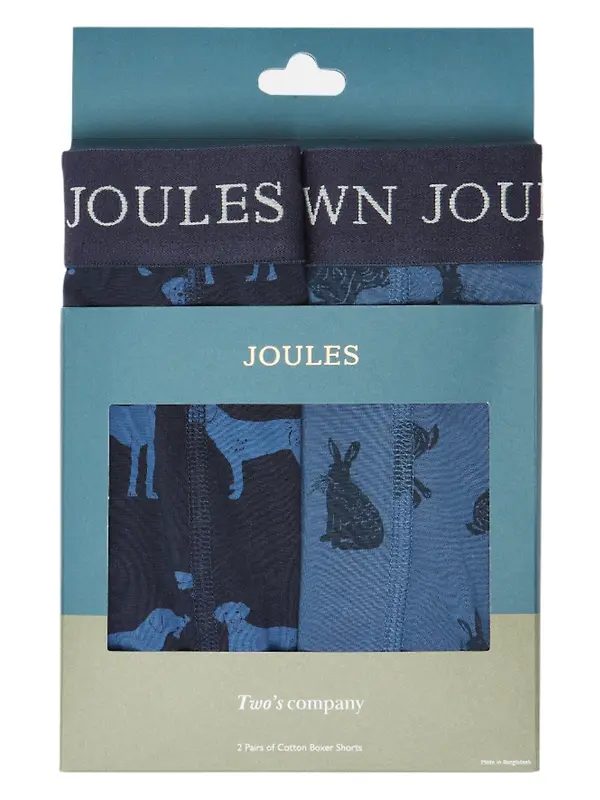 Product image of Joules Men's Crown Joules Boxer Briefs 2 Pack - Navy