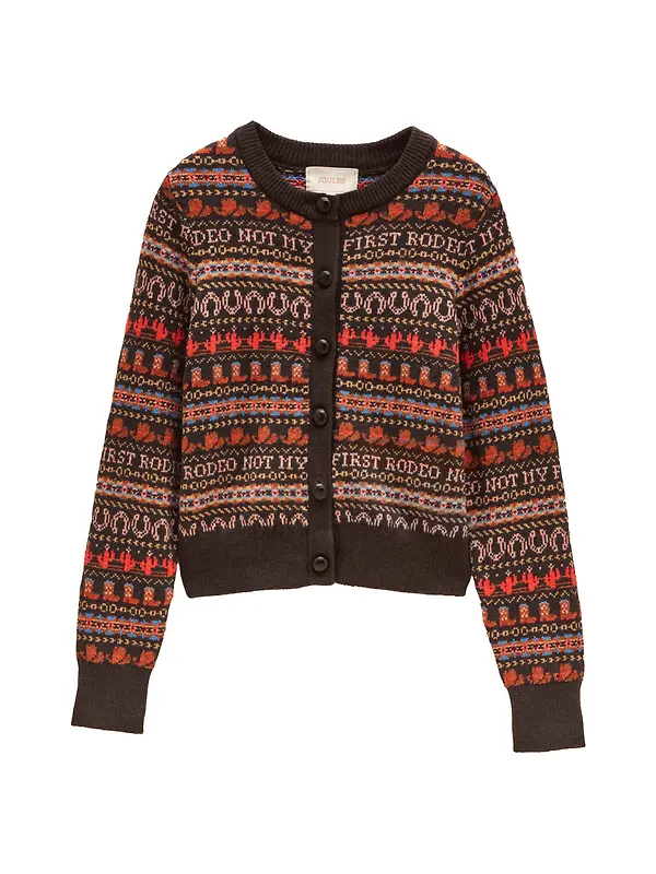 Joules Women's Rodeo Cardigan - Chocolate Brown Image 1
