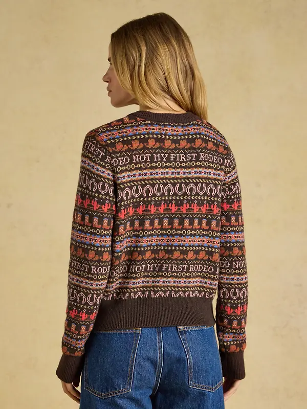 Joules Women's Rodeo Cardigan - Chocolate Brown Image 4