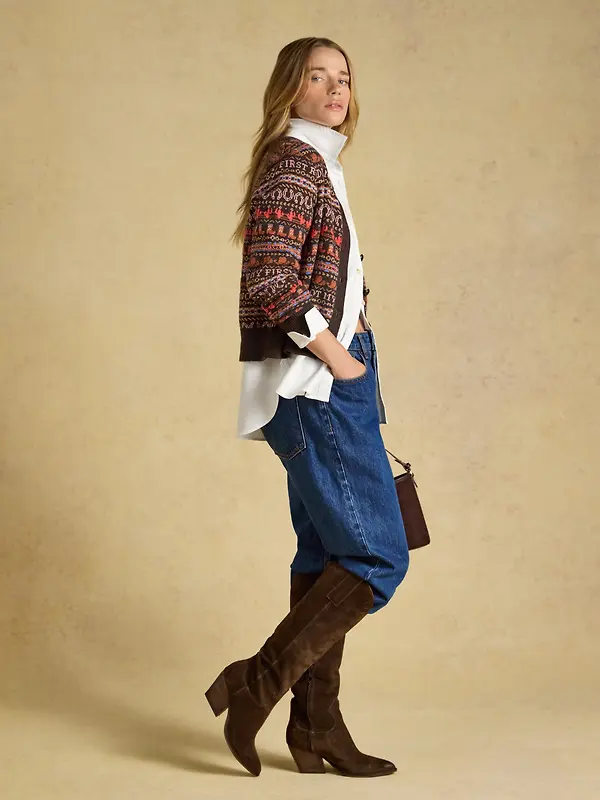 Joules Women's Rodeo Cardigan - Chocolate Brown Image 7