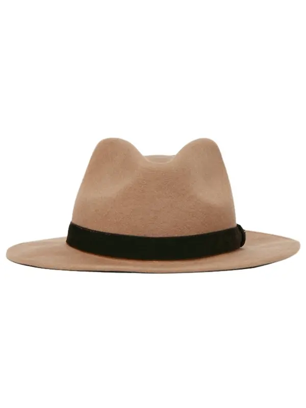 Product image of Joules Women's Maude Wool Fedora Hat - Tan