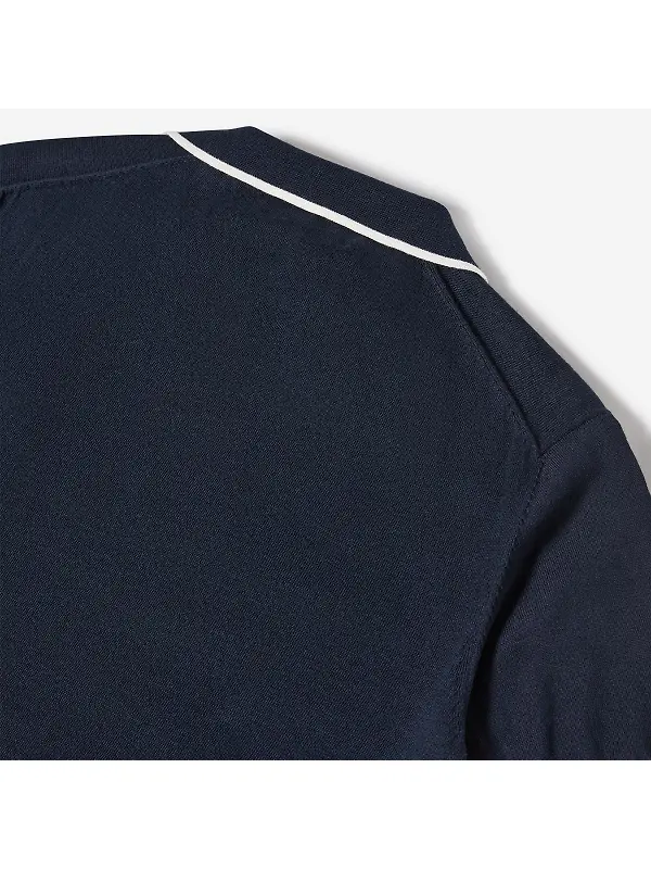 Oliver Sweeney Men's Garras Knitted Riviera Polo Shirt - Navy Image 3