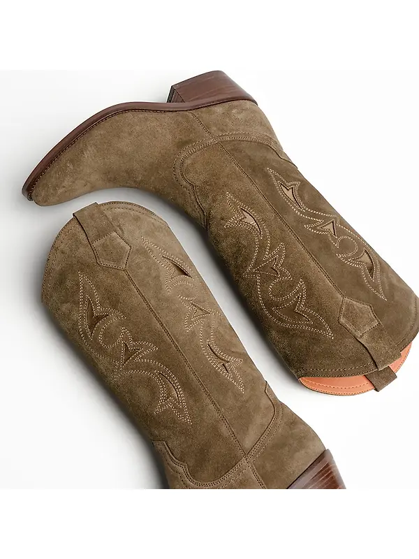Penelope Chilvers Women's Goldie Paloma Suede Boots - Truffle Image 5