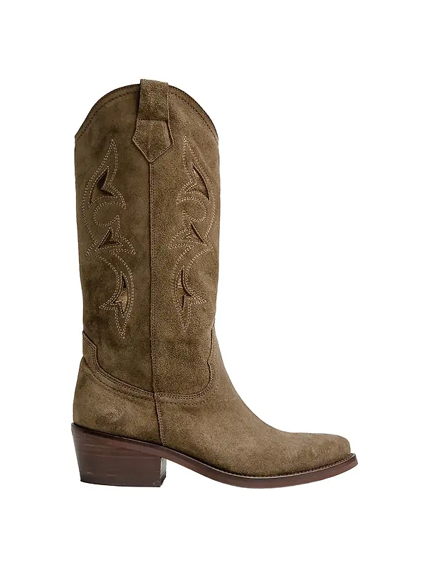 Penelope Chilvers Women's Goldie Paloma Suede Boots - Truffle Image 1