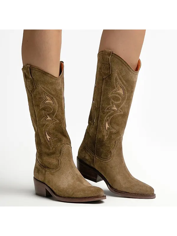 Penelope Chilvers Women's Goldie Paloma Suede Boots - Truffle Image 2