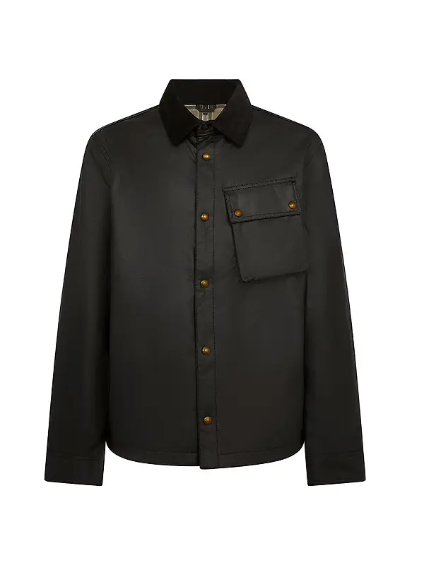 Belstaff Men's Waxed Cotton Ground Jacket - Black Image 1