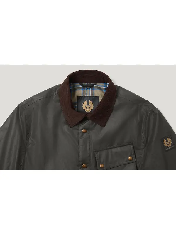 Belstaff Men's Waxed Cotton Ground Jacket - Faded Olive Image 2