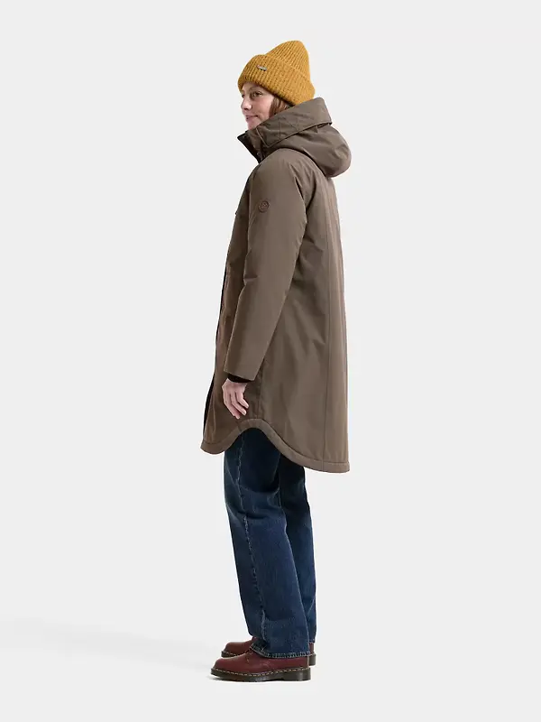 Didriksons Women's Lilian Waterproof Parka - Mocha Brown Image 4