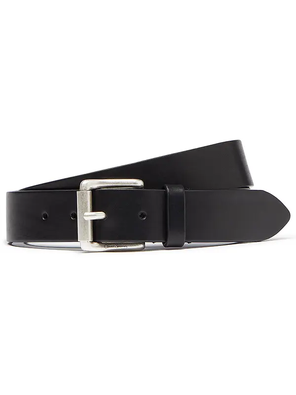 Oliver Sweeney Men's Garda Calf Leather Belt - Black Image 1