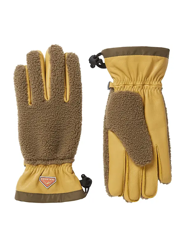 Sealskinz Garvestone Waterproof Sherpa Fleece Hiking Gloves - Brown Product Image