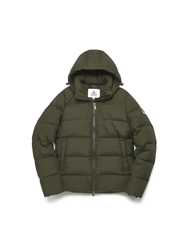 Pyrenex Men's Spoutnic Down Jacket with Removable Hood - Deep Khaki Image 7