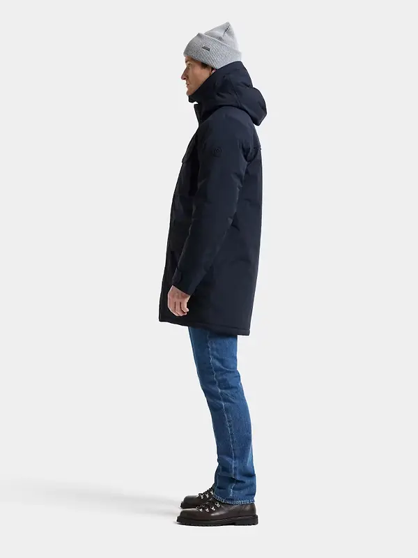 Didriksons Men's Aiden Waterproof Parka - Dark Night Blue Image 4