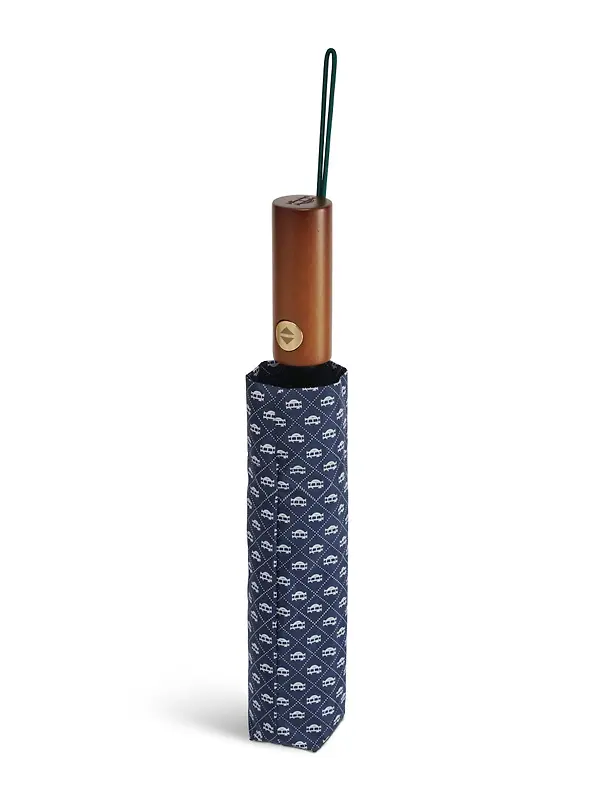 Holland Cooper Mini HC Umbrella - Blue Night Image 2
