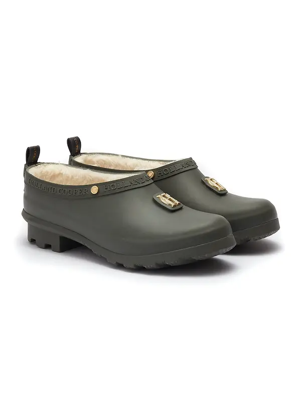 Holland Cooper Gardening Loafers - Matte Green Image 3