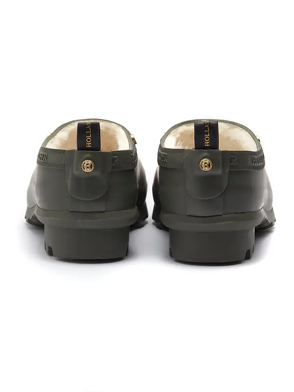 Holland Cooper Gardening Loafers - Matte Green Image 4