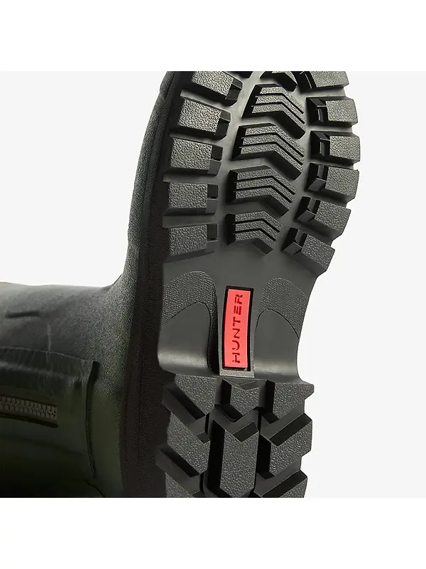 Hunter Unisex Balmoral MkII Full Zip Boots - Dark Olive/Black Image 4