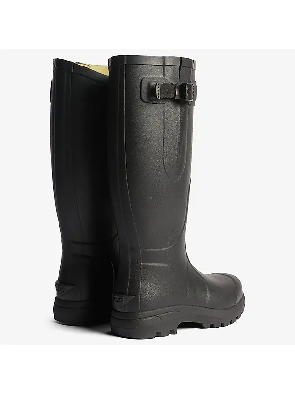 Hunter Unisex Balmoral MkII Side Adjustable Boots - Black Image 3