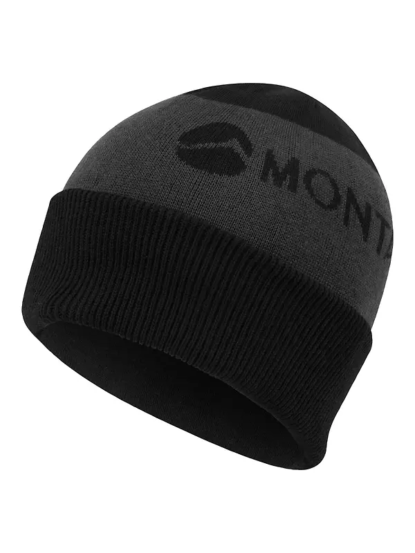 Montane Logo Cuffed Beanie - Black Image 1