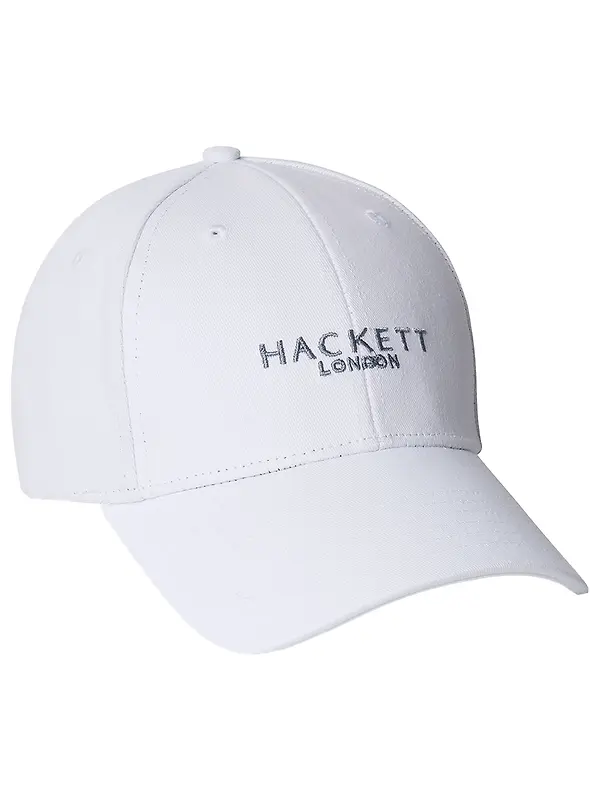 Hackett Men's Contrast Branding Cap - Off White Image 1