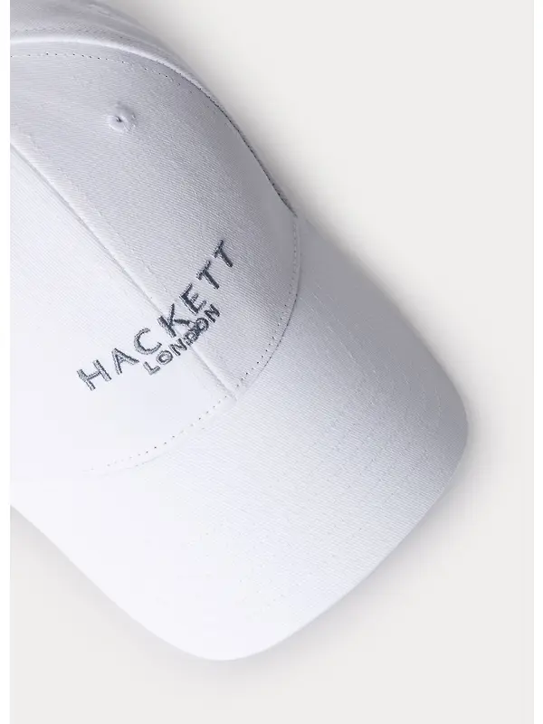 Hackett Men's Contrast Branding Cap - Off White Image 2