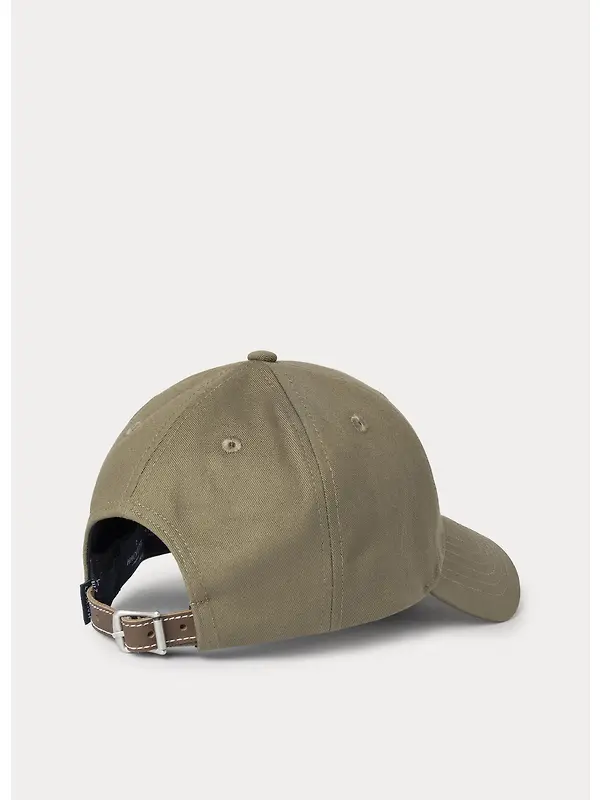Hackett Men's Tonal Branded Cotton Cap - Cargo Green Image 2