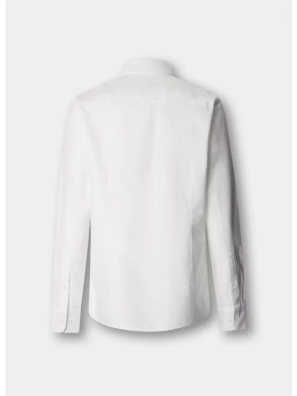 Hackett Men's Heritage Oxford Shirt - Optic White Image 10