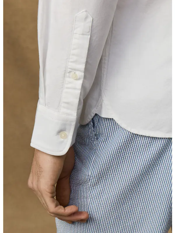 Hackett Men's Heritage Oxford Shirt - Optic White Image 9