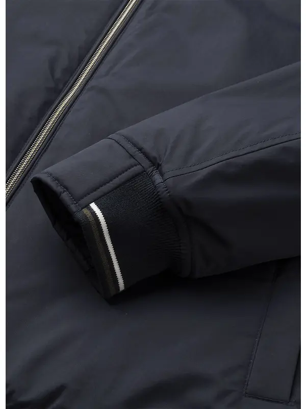 Hackett Men's Heritage Logo Blouson Jacket - Midnight Blue Image 7