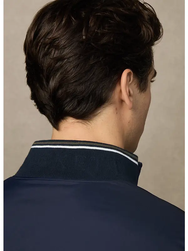 Hackett Men's Heritage Logo Blouson Jacket - Midnight Blue Image 10