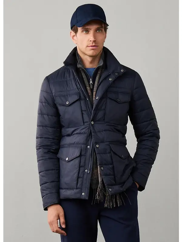 Hackett Men's Travel Lightweight Padded Velospeed Jacket - Old Navy Image 2