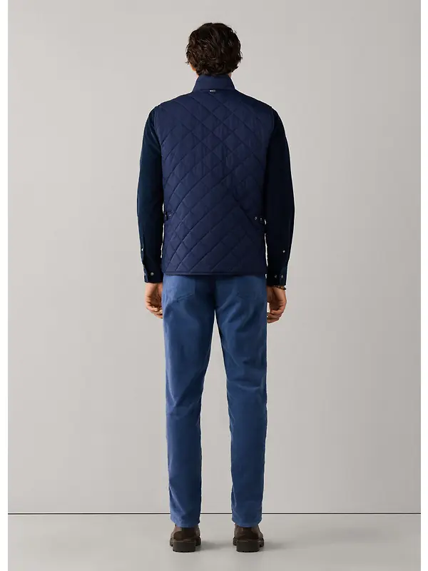 Hackett Men's Kinloch Diamond Quilted Gilet - Old Navy Image 6