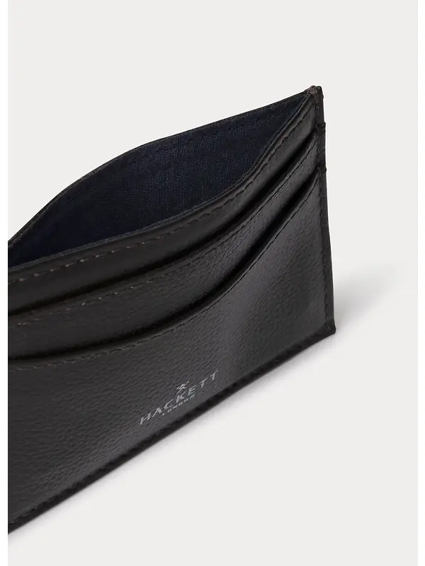 Hackett Men's Luxe Leather Cardholder - Brown Image 4