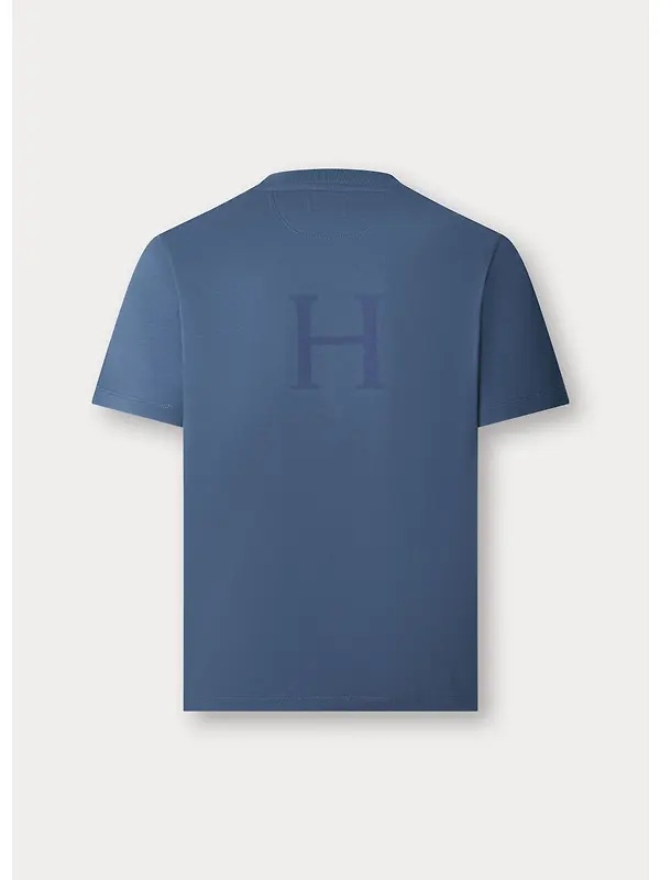 Hackett Men's Classic Fit Rally Union Jack T-Shirt - Dark Denim Blue Image 3
