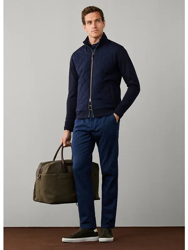 Hackett Men's Travel Hybrid Full Zip Sweat - Old Navy Image 4