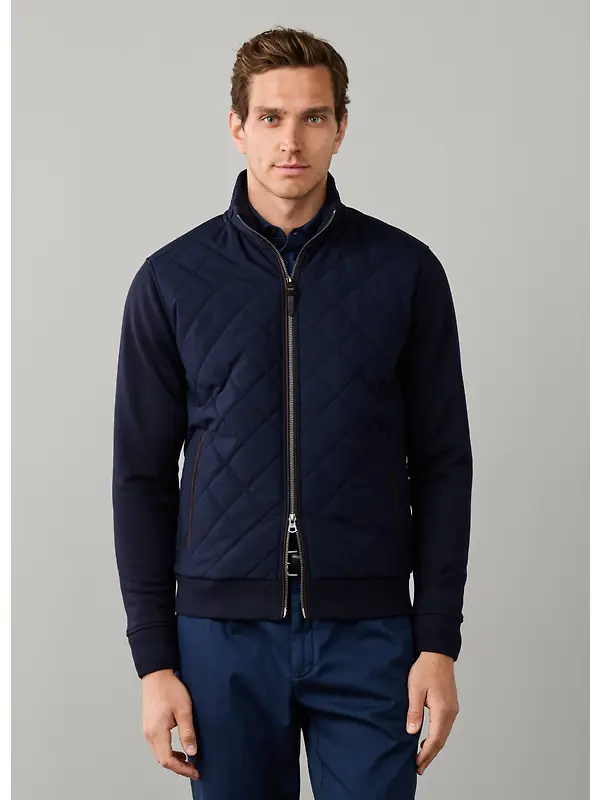 Hackett Men's Travel Hybrid Full Zip Sweat - Old Navy Image 2