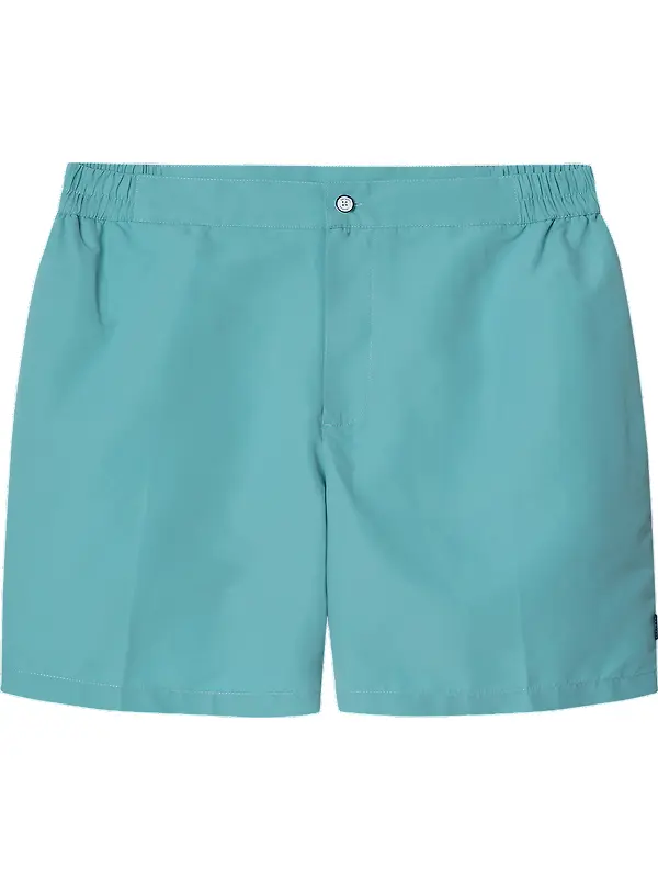 Hackett Men's Tailored Solid Colour Swim Trunks - Spearmint Green Image 1