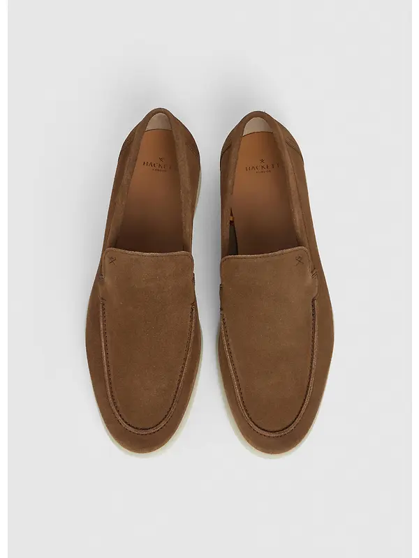 Hackett Men's Martin Suede Loafers - Brown Image 2