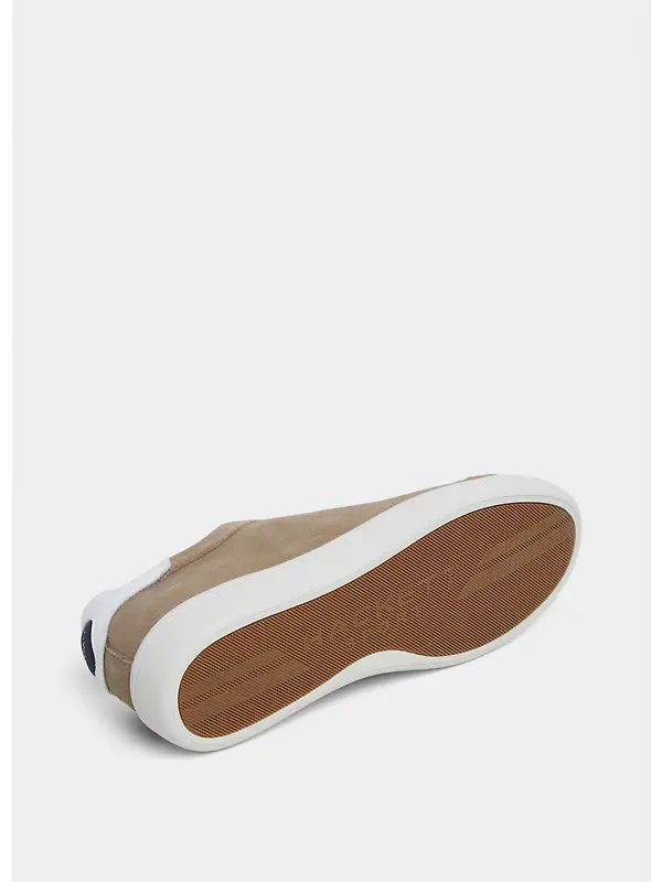Hackett Men's Bond Soft Moccasin Suede Sneaker - Sand Beige Image 6