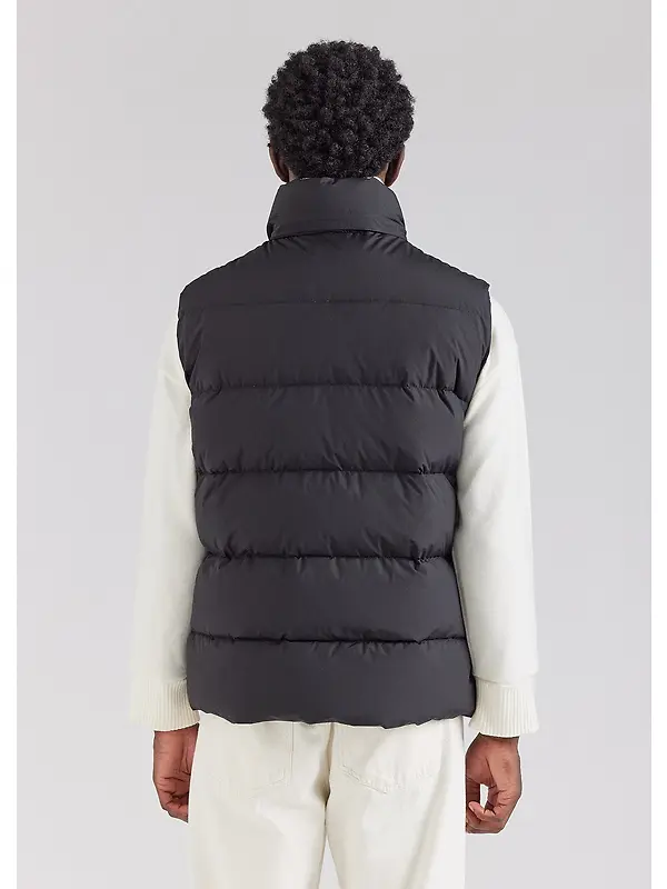 Pyrenex Unisex Spoutnic Mini Ripstop Down Vest - Black Image 8