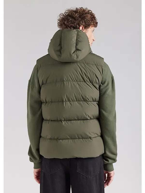 Pyrenex Unisex Spoutnic Mini Ripstop Down Vest - Deep Khaki Image 7