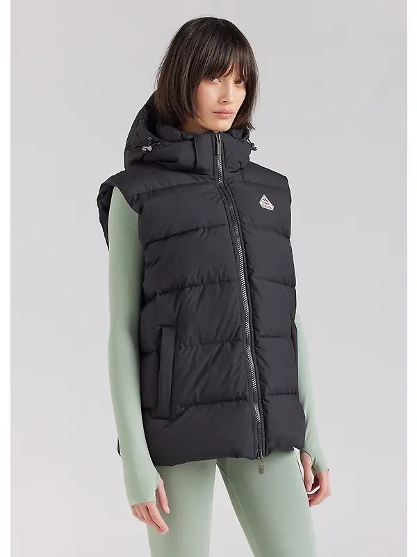 Pyrenex Unisex Spoutnic Mini Ripstop Down Vest - Black Image 5