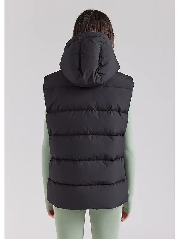 Pyrenex Unisex Spoutnic Mini Ripstop Down Vest - Black Image 7