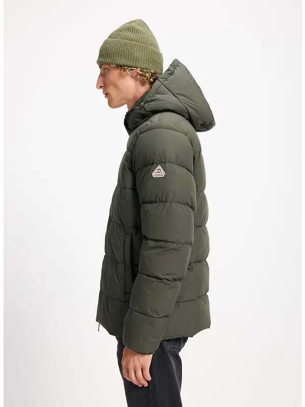 Pyrenex Men's Spoutnic Down Jacket with Removable Hood - Deep Khaki Image 4