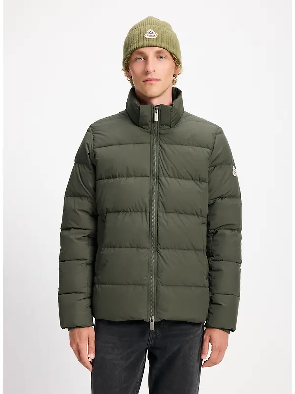 Pyrenex Men's Spoutnic Down Jacket with Removable Hood - Deep Khaki Image 6