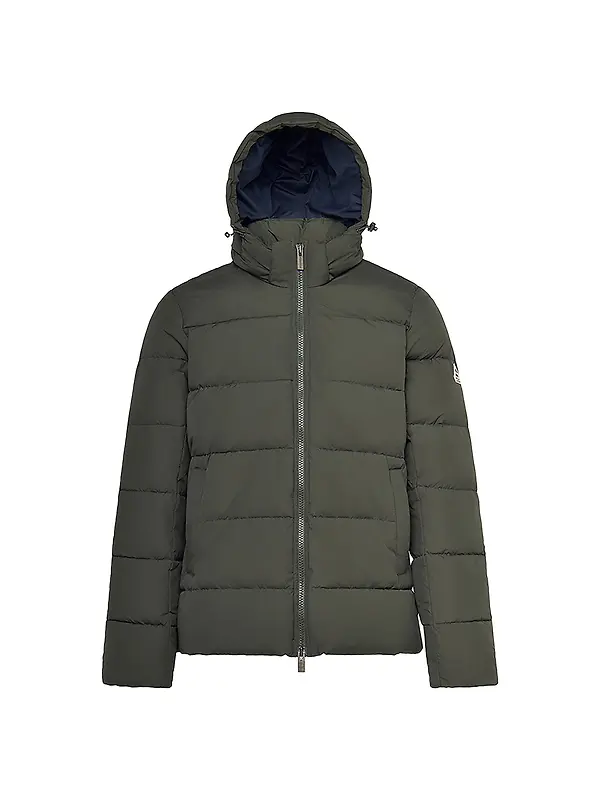 Pyrenex Men's Spoutnic Down Jacket with Removable Hood - Deep Khaki Image 1