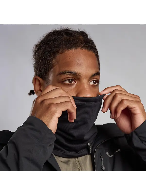 Montane Protium Fleece Neck Gaiter - Black Image 2