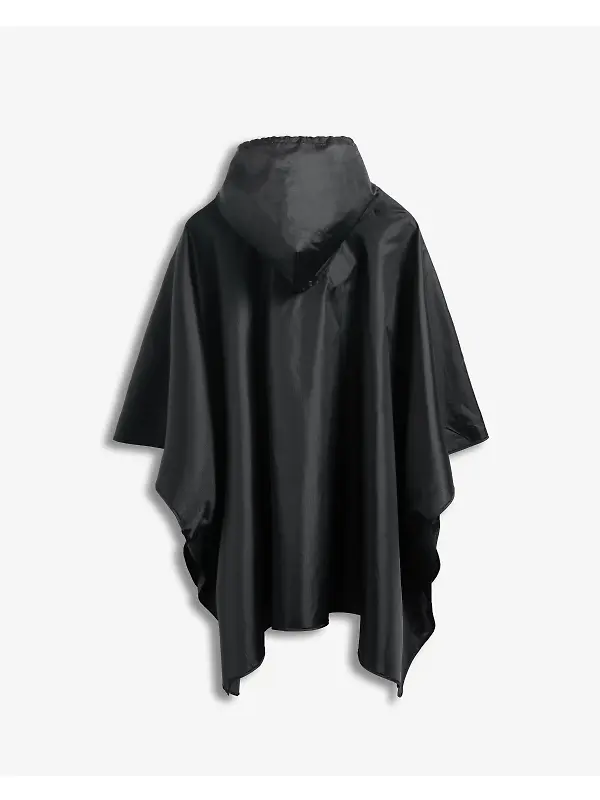 Hunter Unisex Packable Poncho - Black Image 12